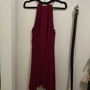 High neck cocktail dress